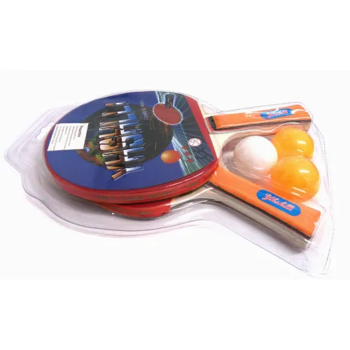 Tafeltennis batjes set met 3 ballen